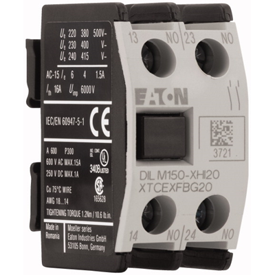 Módulo de contactos auxiliares DILM150-XHI20, 2Z 0R