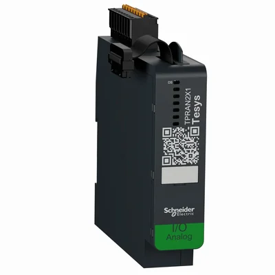 Módulo de E/S analógicas, TeSys Island, tipo configurable de 2 entradas/1 salida.