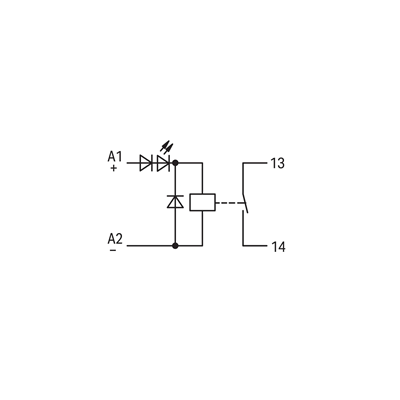 Módulo de relé 10mm 24V CC 1z