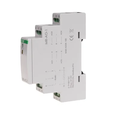 Módulo de salida analógica con salida MODBUS RTU