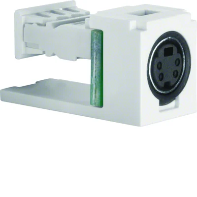 Módulo INTEGRO FLOW S-VIDEO blanco nieve/negro
