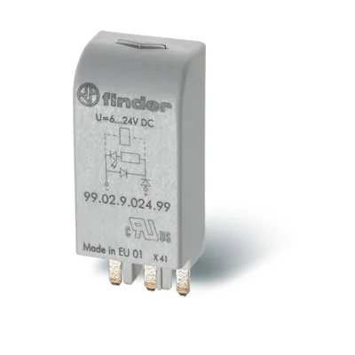 Módulo LED + varistor 6...24V CA/CC, 99.02.0.024.98