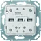 Modulo pulsanti KNX e/s B.x monoposto con porta bus