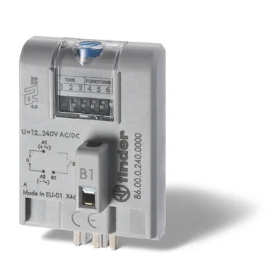 Módulo temporizador multifunción para relés y enchufes 12…240V CA/CC; AI, DI, SW, BE, CE, DE, EE, FE