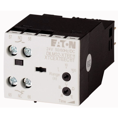 Modulo timer, 100-130 VCA, 0,05-1 s, disattivato ritardato DILM32-XTED11-1(RAC130)