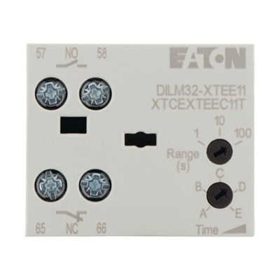 Modulo timer, 100-130 VCA, 0,1-100 s, ritardato DILM32-XTEE11(RAC130)