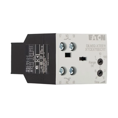 Modulo timer, 100-130 VCA, 0,1-100 s, ritardato DILM32-XTEE11(RAC130)