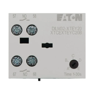 Modulo timer, 100-130 VCA, 1-30 s, stella triangolo DILM32-XTEY20(RAC130)