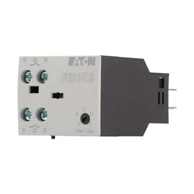 Modulo timer, 100-130 VCA, 1-30 s, stella triangolo DILM32-XTEY20(RAC130)