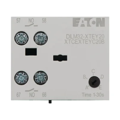 Modulo timer, 24 VCA/CC, 1-30 s, stella triangolo DILM32-XTEY20(RA24)