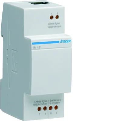 Modułowy filtr/rozdzielacz sygnału ADSL