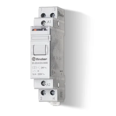 Modułowy przekaźnik impulsowy 1 Z + 1 R; 16A; 230V AC, 20.23.8.230.0000