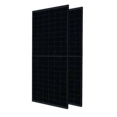 Moduły pv JA Solar, mono-Si, dwustronny, ogniwa połówkowe N-type 182mm 16-BB, 2x60psc, kable ok. 120cm, moc STC 500Wp, wym.:1953x1134x30, k.p.: złącze MC4-EVO2A, sprawność 22,6%, waga 27,3kg, Full Black, 36szt na palecie