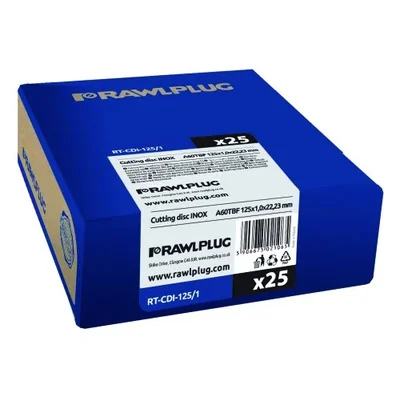 MOLA IN CORINDONE 125X1.0X22.23MM PER TAGLIO ACCIAIO INOSSIDABILE