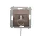 Momentary key switch - 2-position button (module) "0-I" 5 A