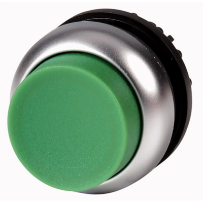 Momentary push button actuator, green, M22-DH-G