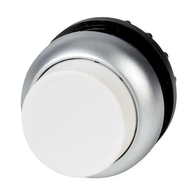 Momentary push button actuator, white, M22-DH-W