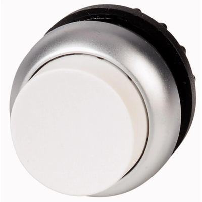 Momentary push button actuator, white, M22-DH-W