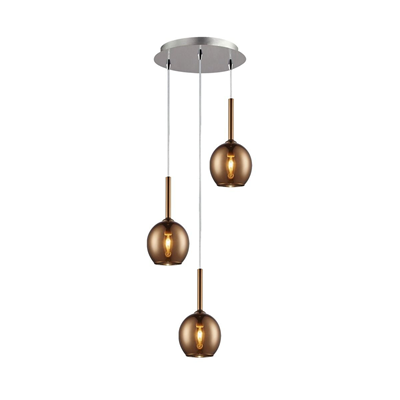 MONIC Pendant lamp E14 IP20 copper