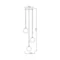 MONIC Pendant lamp E14 IP20 copper