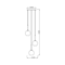 MONIC Suspension E14 IP20 cuivre