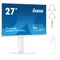 Moniteur blanc iiyama ProLite XUB2797HSN-W2 27" IPS LED 1 ms 100 Hz / HDMI DP / Station d'accueil USB-C intégrée, LAN, FlickerFree