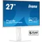 Moniteur blanc iiyama ProLite XUB2797HSN-W2 27" IPS LED 1 ms 100 Hz / HDMI DP / Station d'accueil USB-C intégrée, LAN, FlickerFree