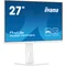 Moniteur blanc iiyama ProLite XUB2797HSN-W2 27" IPS LED 1 ms 100 Hz / HDMI DP / Station d'accueil USB-C intégrée, LAN, FlickerFree