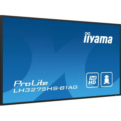 Moniteur d'affichage dynamique professionnel iiyama LH3275HS-B1AG 32" Full HD 500 cd/m² avec basculement automatique Android 24h/24 et 7j/7