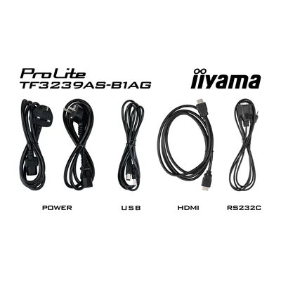 Moniteur de présentation interactif iiyama TF3239AS-B1AG 32" IPS LED / HDMI, DP, Android / iiSignage², eShare, IP65, 24/7