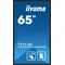 Moniteur de présentation interactif iiyama TF6539AS-B1AG 65" IPS LED 4K / HDMI, DP, Android / iiSignage², eShare, IP65, fonctionnement 24h/24 et 7j/7