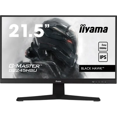 Moniteur iiyama G-Master Black Hawk G2245HSU-B2 22" IPS LED 1 ms 100 Hz / HDMI, DisplayPort, hub USB / FreeSync, FlickerFree