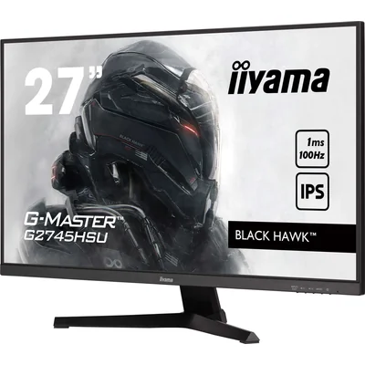 Moniteur iiyama G-Master Black Hawk G2745HSU-B2 27" IPS LED 1 ms 100 Hz / HDMI, DisplayPort, hub USB / FreeSync, FlickerFree
