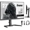 Moniteur iiyama G-Master Black Hawk GB2745HSU-B2 27" IPS LED 1 ms 100 Hz / HDMI, DisplayPort, hub USB / FreeSync, FlickerFree