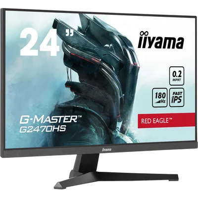 Moniteur iiyama G-Master G2470HS-B1 Red Eagle 24" FHD IPS LED 0,2 ms 180 Hz / HDMI, DP / AdaptiveSync, Black Tuner, anti-scintillement