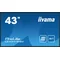 Moniteur iiyama ProLite LE4341S-B2 43" IPS LED, Full HD, affichage dynamique 18/7, 1 port VGA, 3 ports HDMI, USB, LAN