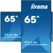 Moniteur iiyama ProLite LH6565UHSB-B1 DS 65" 4K IPS LED, fonctionnement 24h/24 et 7j/7, CMS iisignage2, Android 11, Eshare, 800 cd, Wi-Fi, LAN, HDMI, DP