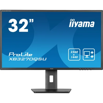 Moniteur iiyama ProLite XB3270QSU-B1 32" IPS LED WQHD 3 ms 100 Hz / 2x HDMI DP / FlickerFree HAS