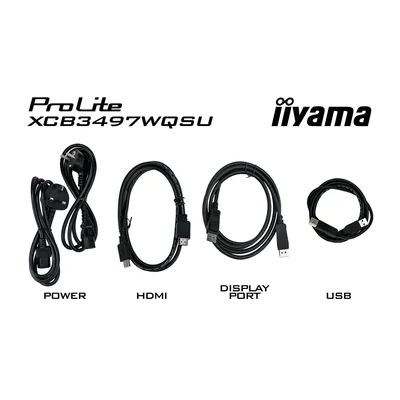 Moniteur iiyama ProLite XCB3494WQSU-B1 34" incurvé UWQHD VA LED 0,4 ms 120 Hz / 2 x HDMI DP / FreeSync FlickerFree
