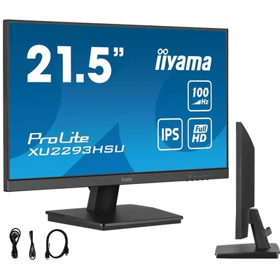 Moniteur iiyama ProLite XU2293HSU-B7 22" IPS LED 1 ms 100 Hz / HDMI DisplayPort / Hub USB FlickerFree