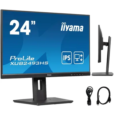 Moniteur iiyama ProLite XUB2493HS-B6A 24" IPS LED 0,5 ms 100 Hz / HDMI DP / FlickerFreeSync HAS