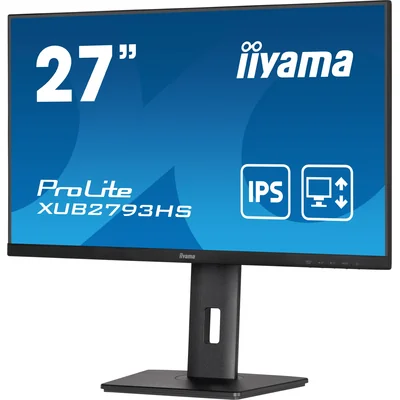 Moniteur iiyama ProLite XUB2793HS-B7 27" IPS LED 100 Hz 1 ms / HDMI, DisplayPort / Technologie FlickerFree