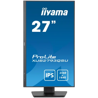 Moniteur iiyama ProLite XUB2793QSU-B7 27" IPS WQHD IPS LED 100 Hz 1 ms / HDMI, DisplayPort / Hub USB