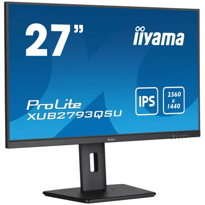 Moniteur iiyama ProLite XUB2793QSU-B7 27" IPS WQHD IPS LED 100 Hz 1 ms / HDMI, DisplayPort / Hub USB
