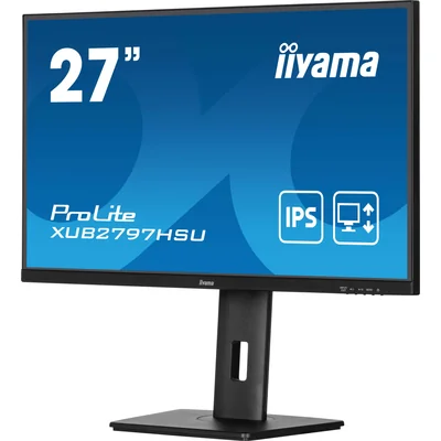 Moniteur iiyama ProLite XUB2797HSU-B2 27" IPS LED 1 ms 100 Hz / HDMI DP Hub USB / FlickerFree AdaptiveSync