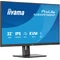 Moniteur iiyama ProLite XUB3297QSNP-B1 32" IPS LED WQHD 1 ms 100 Hz / HDMI DP / Station d'accueil USB-C intégrée, FlickerFree