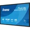 Moniteur interactif iiyama ProLite T6529AS-B1AG 65" 4K VA LED, USB-C, WiFi, LAN, eShare, iiShare