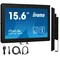Moniteur tactile iiyama OTF1616MC-B1 15,6" IPS LED haute luminosité IP65 7H UV RJ45 pour installation extérieure