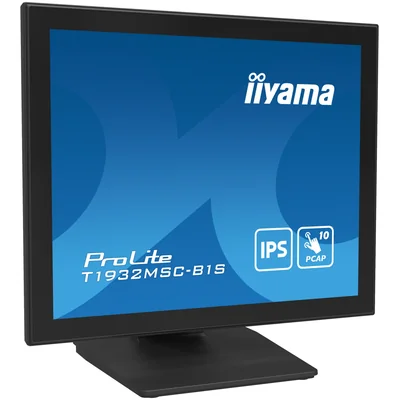 Moniteur tactile iiyama ProLite T1932MSC-B1S 19" IPS LED 5:4 /VGA, HDMI, DisplayPort / Haut-parleurs, IP54