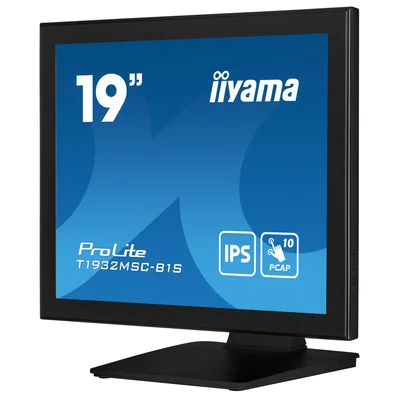 Moniteur tactile iiyama ProLite T1932MSC-B1S 19" IPS LED 5:4 /VGA, HDMI, DisplayPort / Haut-parleurs, IP54